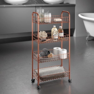 Metaltex Carro Ascona Copper 4 Etaje Organizator Robust si Elegant - Img 5