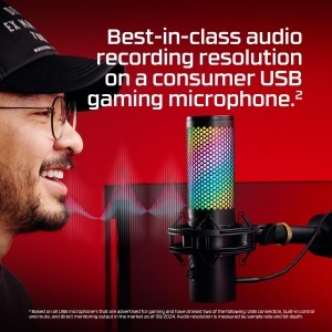 Microfon HyperX QuadCast 2 S RGB Audio Profesional Negru - Img 2