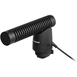 Microfon stereo extern Canon DM-E1 pentru camere EOS, frecventa 50-16000 Hz, negru