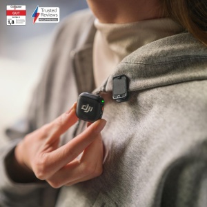 Microfon wireless DJI Mic 3, 2 transmitatoare, 1 receptor, adaptare la diverse dispozitive - Img 2