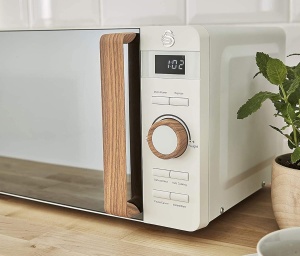 Microunde Swan Nordic 20L, 800W, Alb Mat cu Design Scandinavian - Img 3