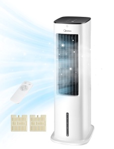 Midea Silent Air Cooler Pro 4-in-1 55W 5L Alb Telecomanda si Timer