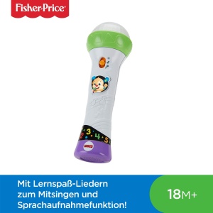 Mikrofon de invatare Fisher-Price FBP32 cu lumini colorate, pentru 18 luni - Img 2