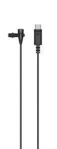 Mikrofon Lavalier Sennheiser XS Lav USB-C, Omnidirectional, 2M Cablu, Negru