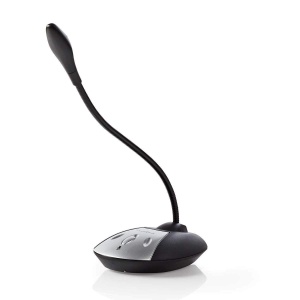 Mikrofon NEDIS cu cablu USB-A, intrerupator si iesire pentru casti - Img 5