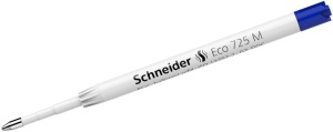 Mine de pix Schneider Eco 725, 10 bucati, culoare albastra, strichstarke M