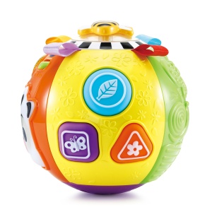 Minge de joc VTech Baby - Babys Entdeckerball, 5 suprafete, 6-36 luni - Img 2