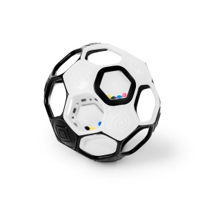Minge Rassel pentru Bebei Bright Starts Grippin Goals, Negru si Alb, Usor de Apucat