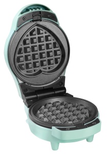 Mini Aparat de Waffe Bestron 12,5 cm - Antiaderent, Design Rotund si Inima, Control Lumini - Img 6