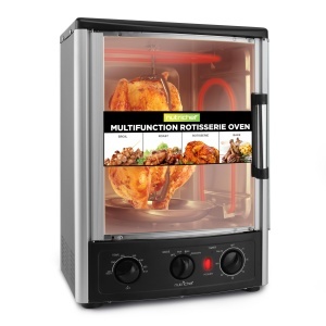 Mini Cuptor Electric NutriChef 23L cu Rotisor, Functie Grill si Timer