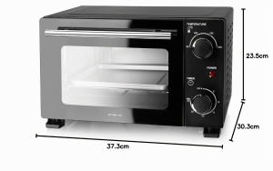 Mini Cuptor EMERIO MO-124451, 10 Litri, 800 W, Timer 30 min - Img 7