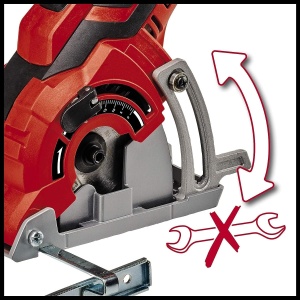 Mini fierastrau circular Einhell TC-CS 89 600W adancime taiere 27 mm lama TCT ghidaj paralel - Img 5
