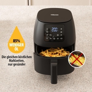 Mini friteuza digitala cu aer Tristar - 2L - Fara ulei - 6 programe de gatit - Acoperire antiaderenta - Termostat reglabil - 1500W - FR-9015 - Img 7