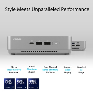 Mini-PC Barebone ASUS NUC 14 Pro RNUC14RVSU500000I, DDR5, PCI Express - Img 2