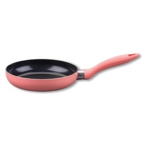 Mini Tigaie Fackelmann 14 cm, Aluminiu reciclat, Culoare roz