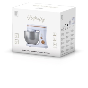 Mixer BERGNER Naturally, 5 L, 1200 W, Culoare Alb - Img 4