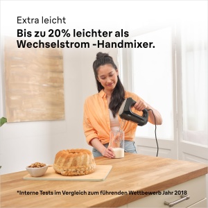 Mixer de mana Braun MultiMix 2 HM2110BK 500W 4 viteze Turbo tehnologie FastMix Negru - Img 5