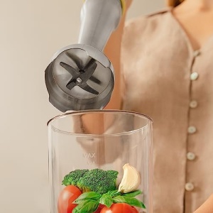 Mixer de mana Cecotec Katana 12 Chop G. 1200 W putere, Perreo Move, 21 viteze, functie turbo, negruTitan, protectie impotriva stropilor, tija XL, textura de prindere, set de accesorii - Img 8
