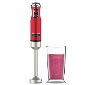 Mixer de mana Cecotec Retro Power RetroRed, 1200W, 0.5L, Design Vintage