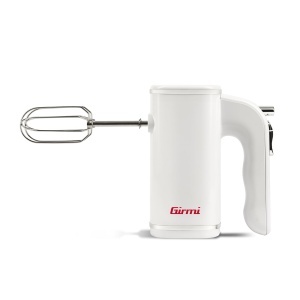 Mixer de mana Girmi SB04 150W 5 viteze Turbo accesorii inox Alb - Img 2