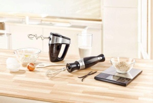 Mixer de mana Grundig HM 5040 300W 5 viteze Negru-Argintiu - Img 4