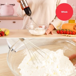 Mixer de mana Solac Pro Chef 1501, 1500 W, 4 cutite din otel inoxidabil - Img 9