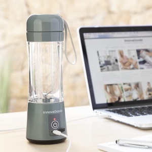 Mixer portabil reincarcabil cu cana Shakuit InnovaGoods gri - Img 6