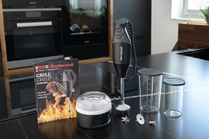 Mixer vertical ESGE Zauberstab M200 BBQ, 200W, 2 viteze, Negru, Made in Switzerland - Img 8
