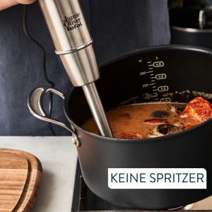 Mixer vertical Jamie Oliver by Tefal HB95JD10 1200W lame inox pahar 800 ml NegruInox - Img 3
