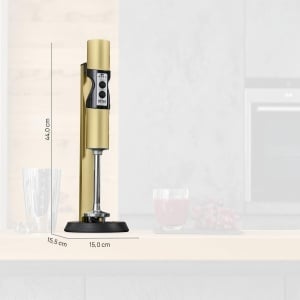 Mixer vertical Ritter Stilo 7 Plus fara fir metal culoare aurie - Img 4