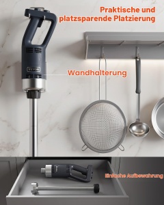 Mixer vertical VEVOR HB6089E-UL, 750 W, cu viteze ajustabile, inox - Img 6