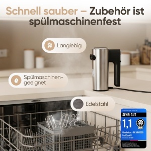 Mixere manual ProfiCook PC HM 1335, 400W, 5 viteze, accesorii din otel inoxidabil - Img 3