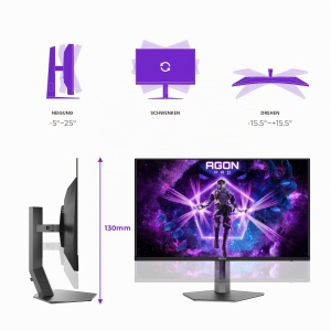 Monitor AOC AG326UZD2 32 inch UHD 240Hz USB Hub - Img 4
