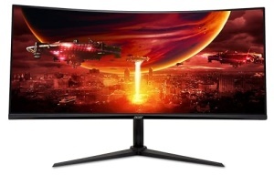 Monitor de gaming Acer Nitro XZ342CU V3 34 inch (ecran de 86 cm) UWQHD, VA, 180Hz DP, 100Hz HDMI, 4ms(GTG), DP 1.4, 2xHDMI 2.0, curbat, reglabil pe inaltime, FreeSync Premium - Img 10