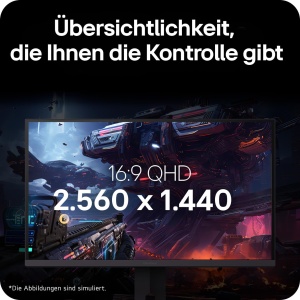 Monitor de gaming LG Ultragear 27G61ZA-B, 27 inch, WQHD, 200Hz, Negru - Img 3