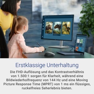 Monitor Dell S2725HSM, 27 inch, Full HD, 144Hz, IPS, 1ms - Img 2