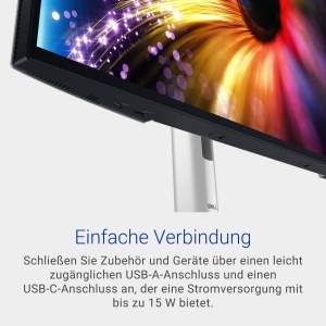 Monitor Dell U2724D UltraSharp QHD 2560x1440 de 27 inchi 120 Hz IPS negru 5 ms 98 DCI-P3 2 X USB-C 2 x DisplayPort HDMI 3 USB 3 ani garantie argintiu - Img 7
