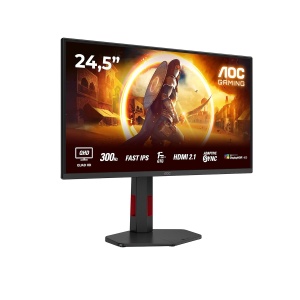 Monitor Gaming AOC Q25G4SR, 24.5 inch, WQHD, 300Hz, Negru