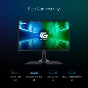 Monitor gaming ASUS CG32UQ 315 inch 4K UHD HDR FreeSync cu USB-Hub si iluminare Halo Sync - Img 3