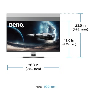 Monitor Gaming BenQ MOBIUZ EX321UZ 32 inch 4K QD-OLED 240Hz - Img 4