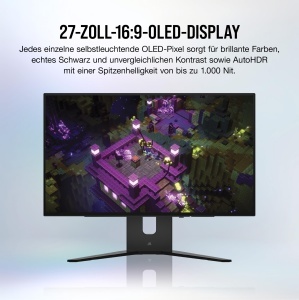 Monitor Gaming Corsair XENEON 27QHD240, 27 inch, 2560 x 1440, 240Hz, Negru - Img 3