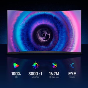 Monitor Gaming Curbat KOORUI 32 Zoll QHD 2560x1440P 170Hz VA - Img 4