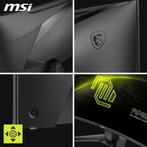 Monitor Gaming Curbat MSI MAG 276CFA E20, 27 inch, FHD 1920x1080, 200Hz, Negru - Img 5