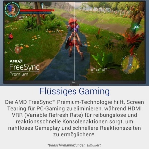 Monitor Gaming Dell SE2426HG, 24 inch, Full HD, 240Hz, Negru - Img 4