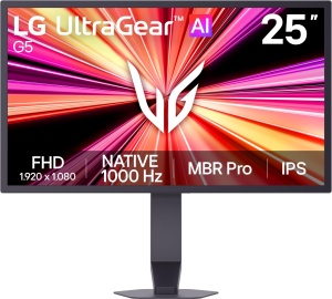 Monitor Gaming LG UltraGear 25G590B-B, 25 inch, Full HD, 1000Hz, IPS