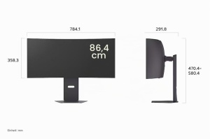 Monitor Gaming LG Ultragear 34GX900A-B, 34 inch, Curbat, OLED, 240Hz, Negru - Img 9