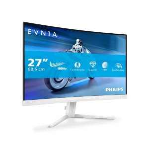 Monitor Gaming Philips Evnia 27M2C5501, 27 inch, QHD, 180 Hz, Alb