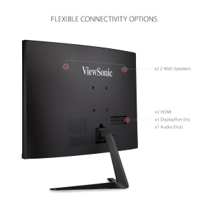 Monitor Gaming Viewsonic VX2718-2KPC-MHD 27 inch 165Hz Curbat Negru - Img 6