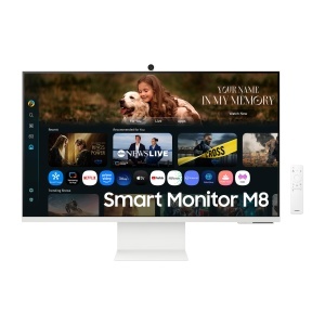 Monitor Smart Samsung M80F, 32 inch, 4K, USB-C, Alb
