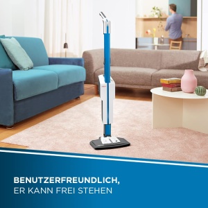 Mop cu aburi Polti Vaporetto SV620 Style, 1500 W, 15 accesorii, Albastru si Alb - Img 5